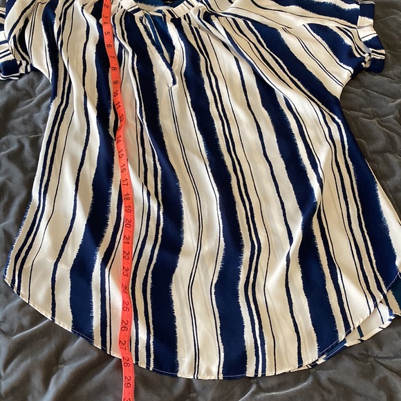 a.n.a. striped blouse - Picture 7 of 7